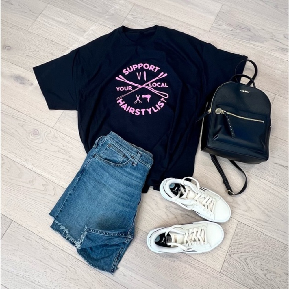 SUPPORT YOUR LOCAL HAIRSTYLIST tee